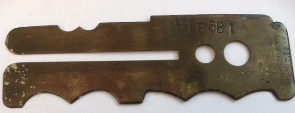 SOLD - WW1 Brass Button Polisher / Stick –